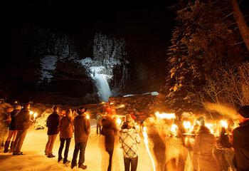 Fackelwanderung Krimler Wasserfälle