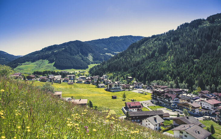 Blick auf die Gemeinde Gerlos
