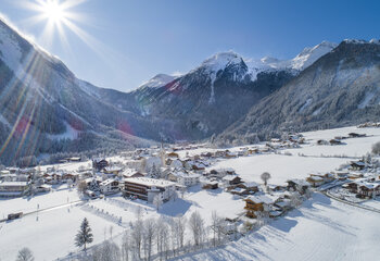 Krimml Ort Winter