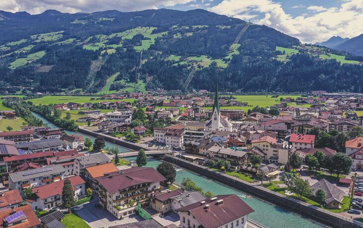 Blick auf Zell am Ziller