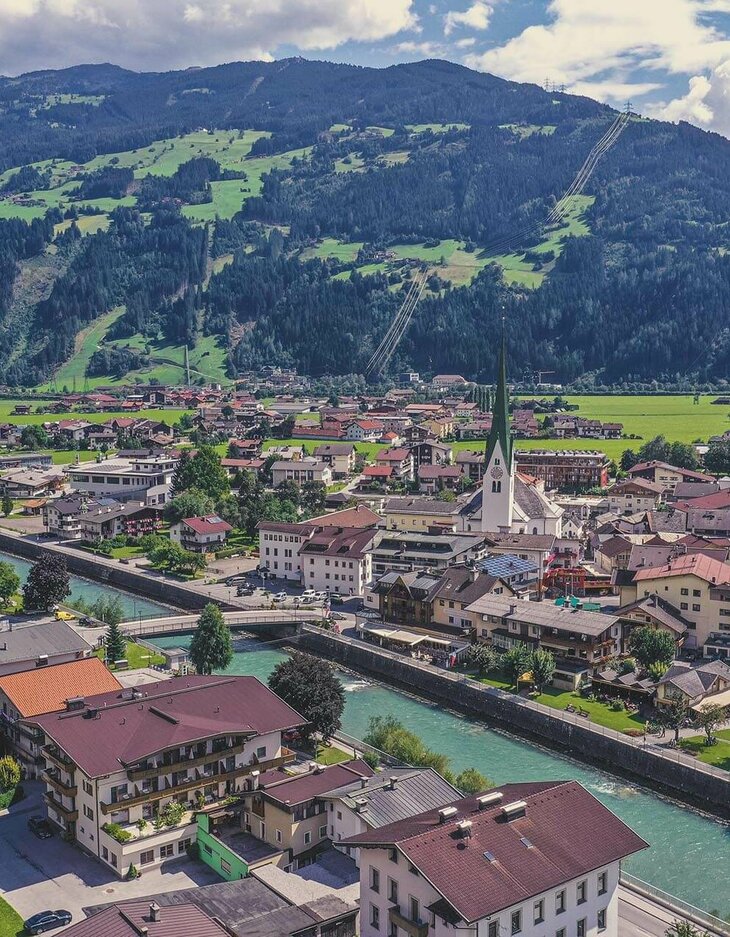 Blick auf Zell am Ziller