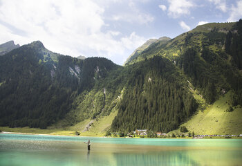 Fischen in der Finkau