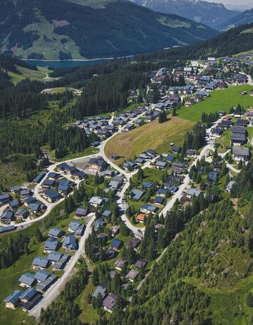 Blick auf Königsleiten von oben