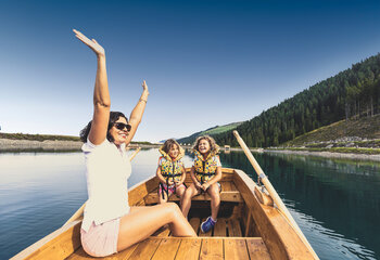 Ruderboot-Verleih am Fichtensee