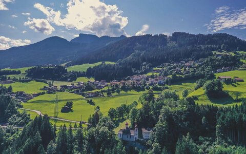 Blick auf Hainzenberg