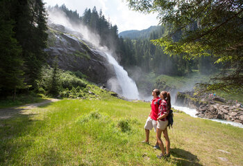 Wandern zum Krimmler Wasserfall