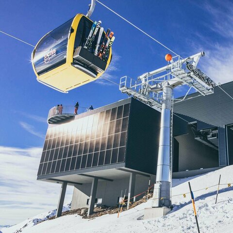 Blick auf die Station der Stuanmandlbahn