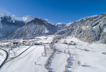 Krimml Ort Winter