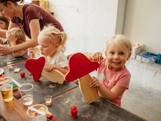 Kinder Holzworkshop mit Klaus