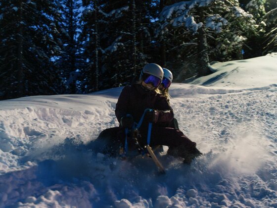 Nachtrodeln mit Live - Musik