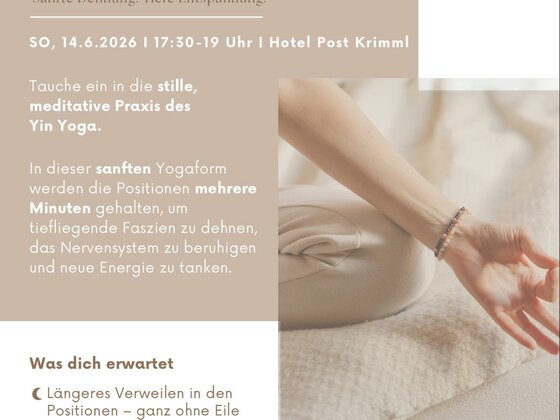 Yin Yoga mit Martina