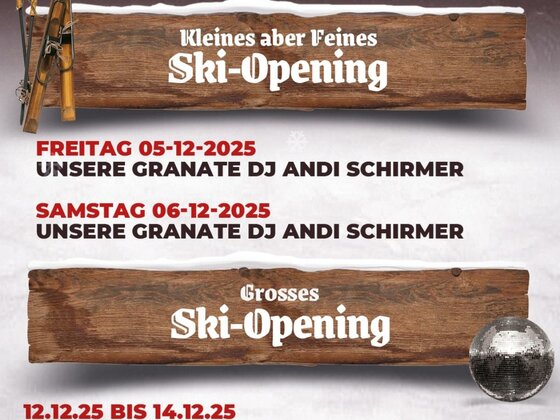 Kleines aber feines Ski-Opening