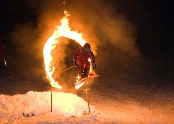 Skiers on Fire - Die Arena Skishow