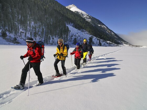 Gemütliche Schneeschuhwanderung