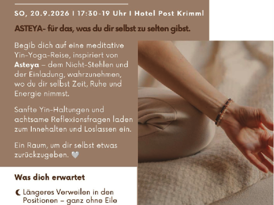 Yin Yoga mit Martina